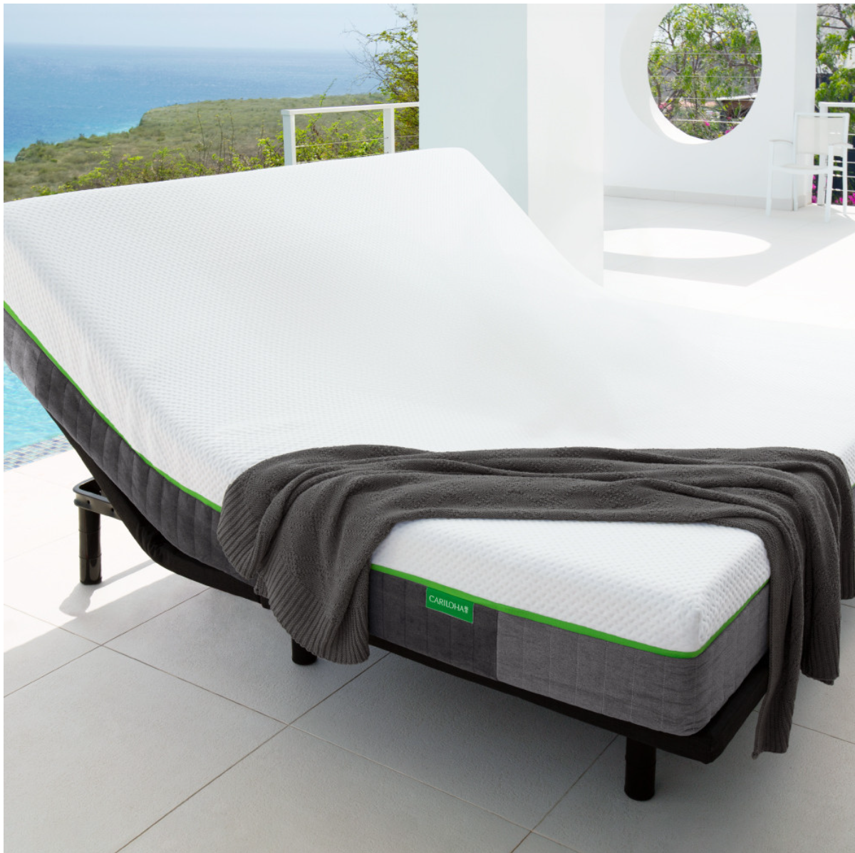 Cama  Queen con marco reclinable – Cariloha